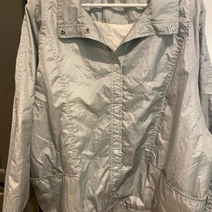 Haband Gray Utility Jacket Lightweight Water-Resistant